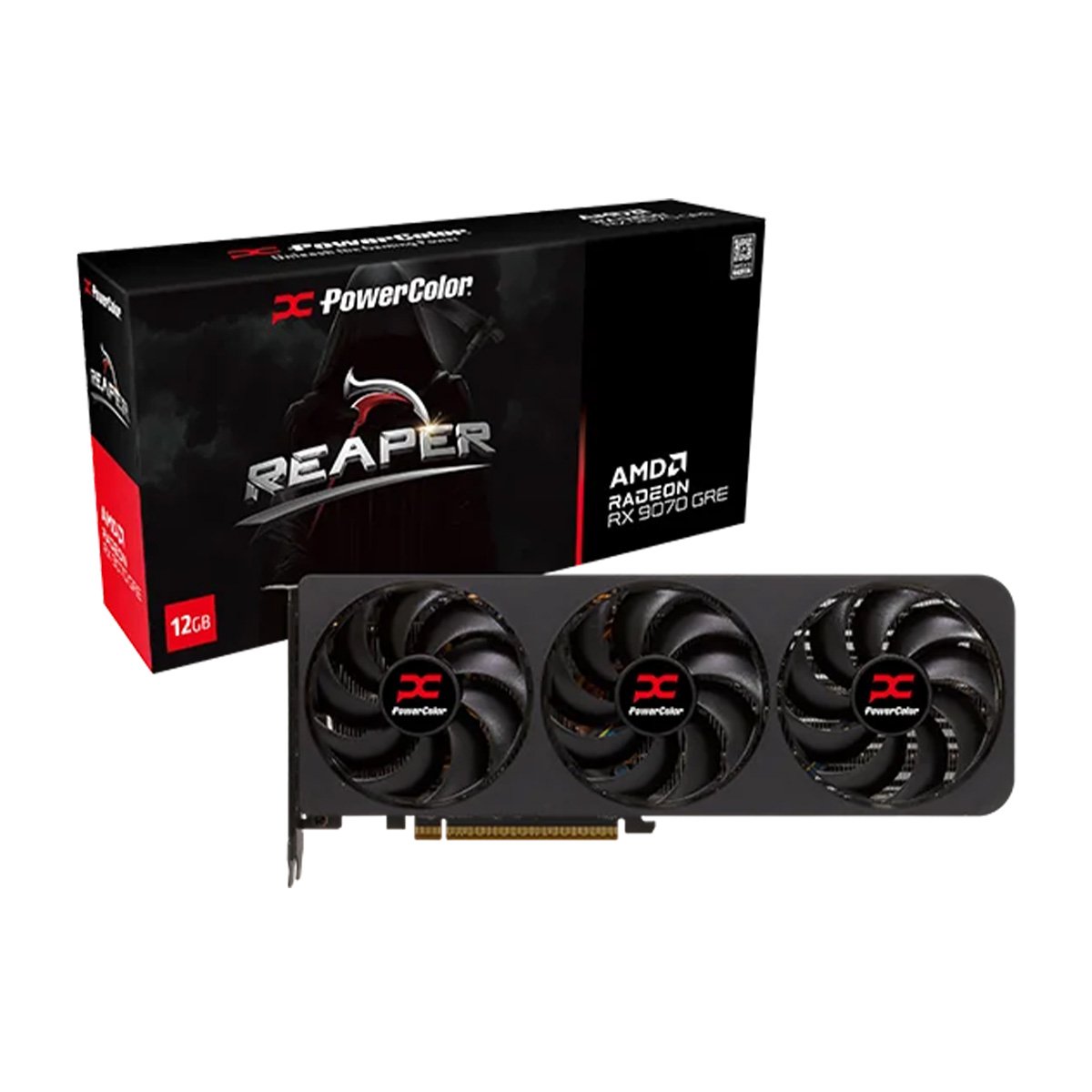 PowerColor Reaper AMD Radeon RX9070 GRE 12GB GDDR6 顯示卡