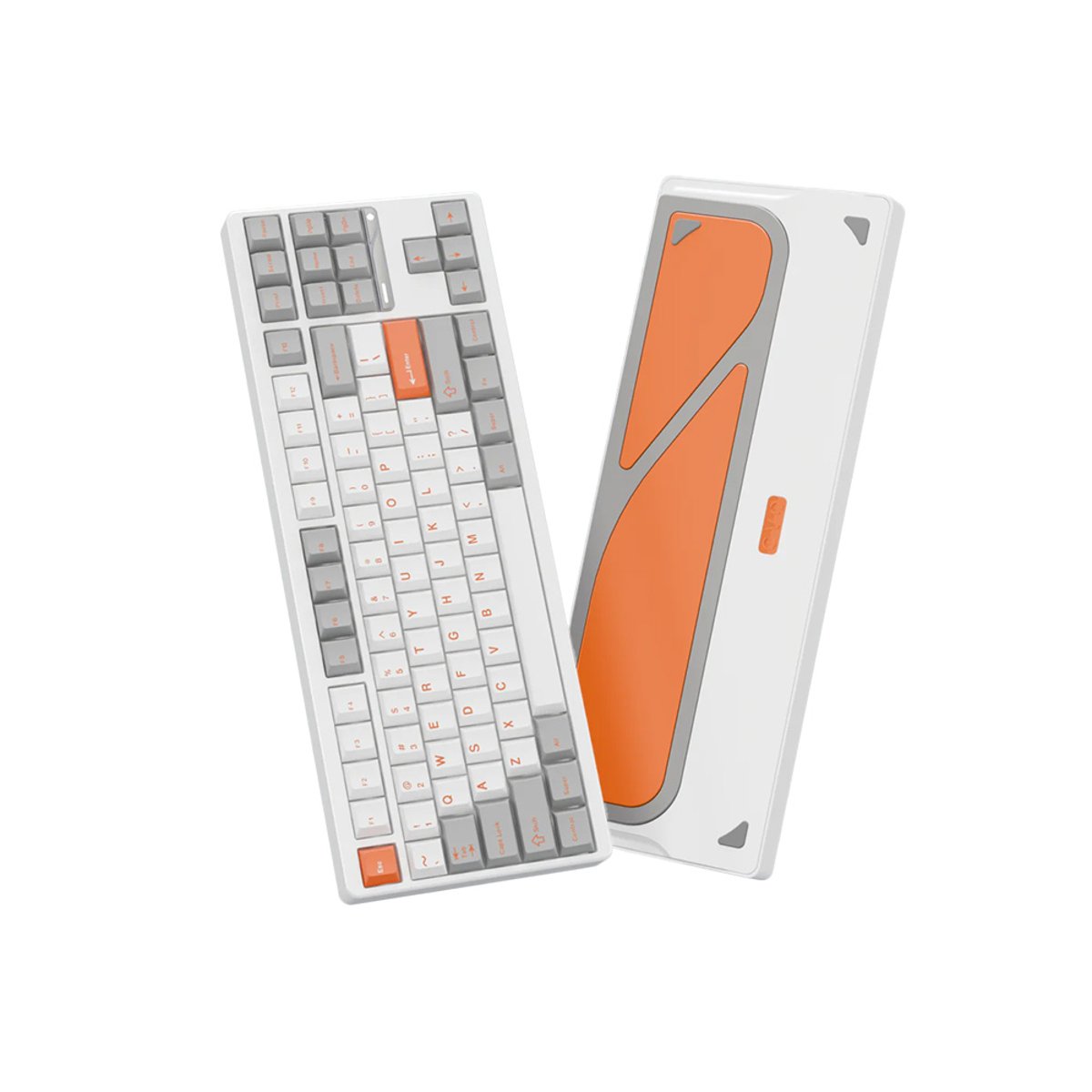 Qwerty Keys EVO80 客製化鍵盤成品(Clacky-Spray-coated Spark White)