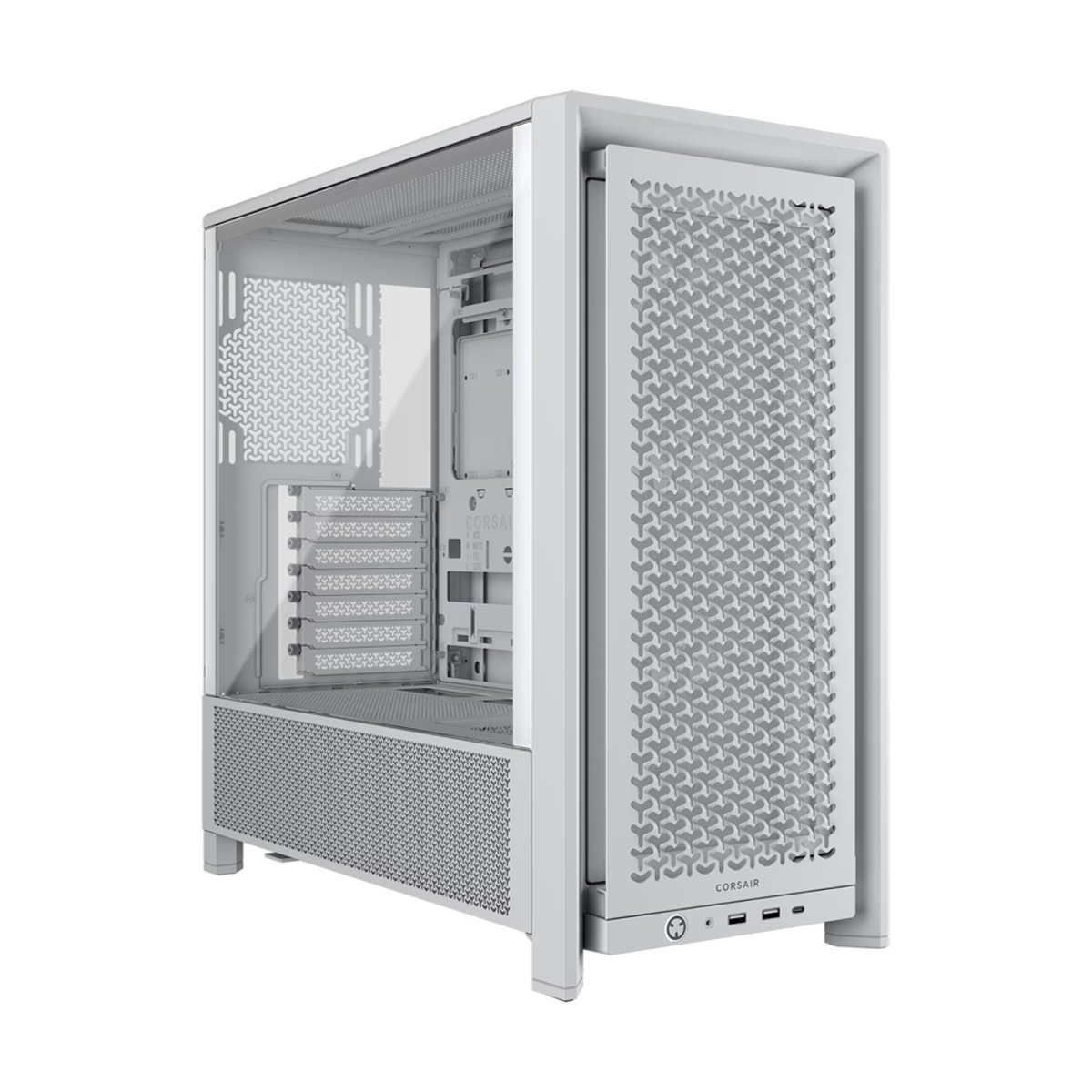 Corsair FRAME 4000D RS Modular ATX中塔機箱 | 支援背插主板(RS120風扇-白色)