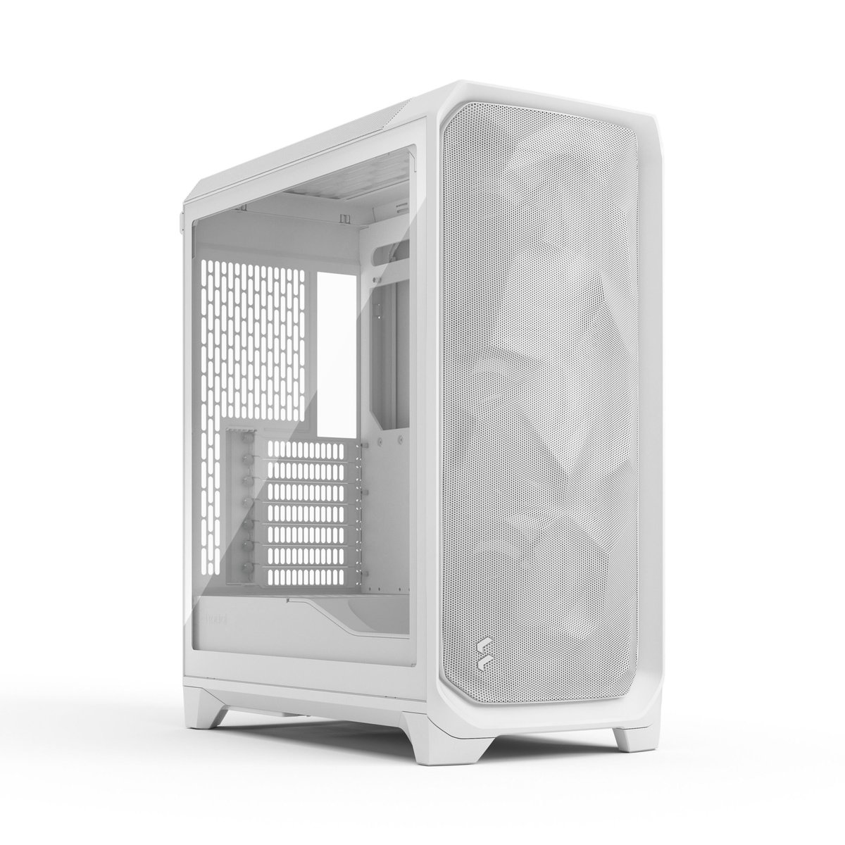 Fractal Design Meshify 3 E-ATX 機箱(FD-C-MES3A-04)(無環繞燈光-無燈風扇-白色-透亮塗層鋼化玻璃)