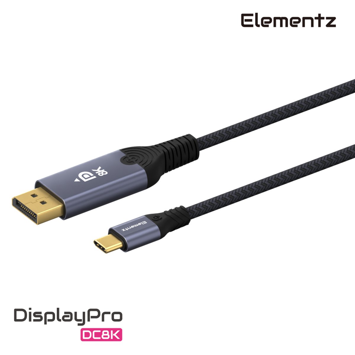 Elementz 8K Type C to DP 影音傳輸線(DC8K200)(200cm)