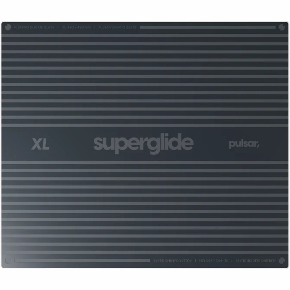 YukiAim ✕ Pulsar Superglide V3 玻璃遊戲滑鼠墊 (490x420mm)