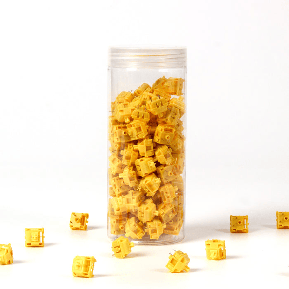 Gateron Cap V2 Golden Yellow Switch 鍵軸 Linear-50g 110粒 (G32)(Cap V2 Golden Yellow)