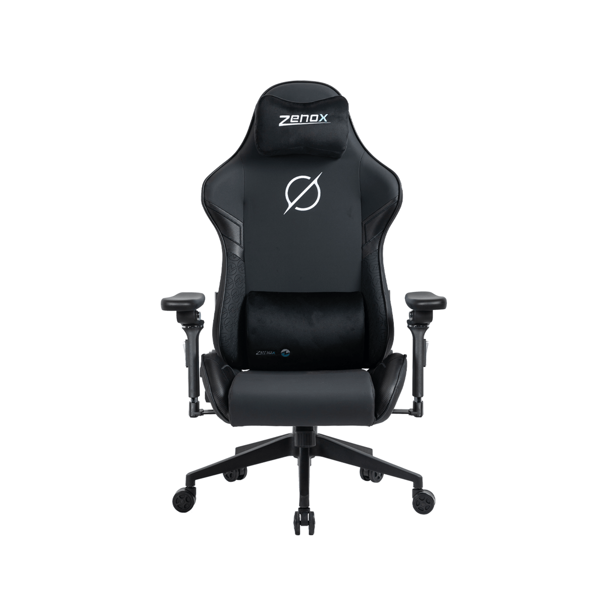 C255A Zenox Saturn MK-2 人體工學高背電競椅(5D 扶手)(Leather/Carbon)