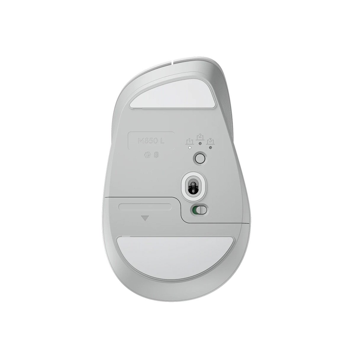 Logitech M850L 多工舒適無線滑鼠(大手版-珍珠白)