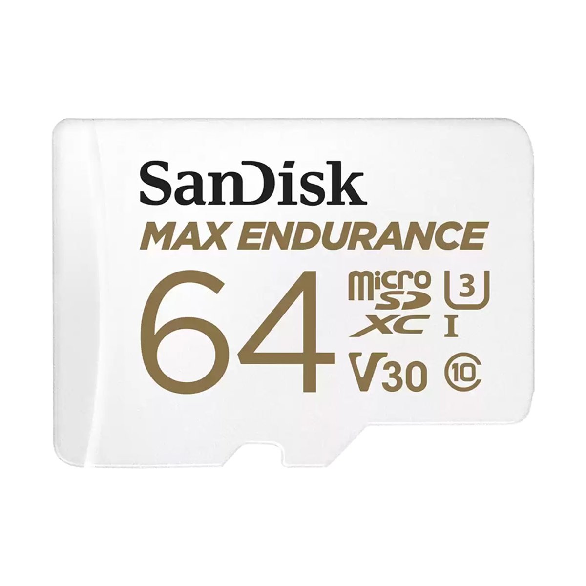 SanDisk SDSQQVR-064G-GN6IA MAX ENDURANCE MICROSDXC CARD UHS-I C10 U3 V30 100MB/S R 40MB/S W 記憶卡(64GB)