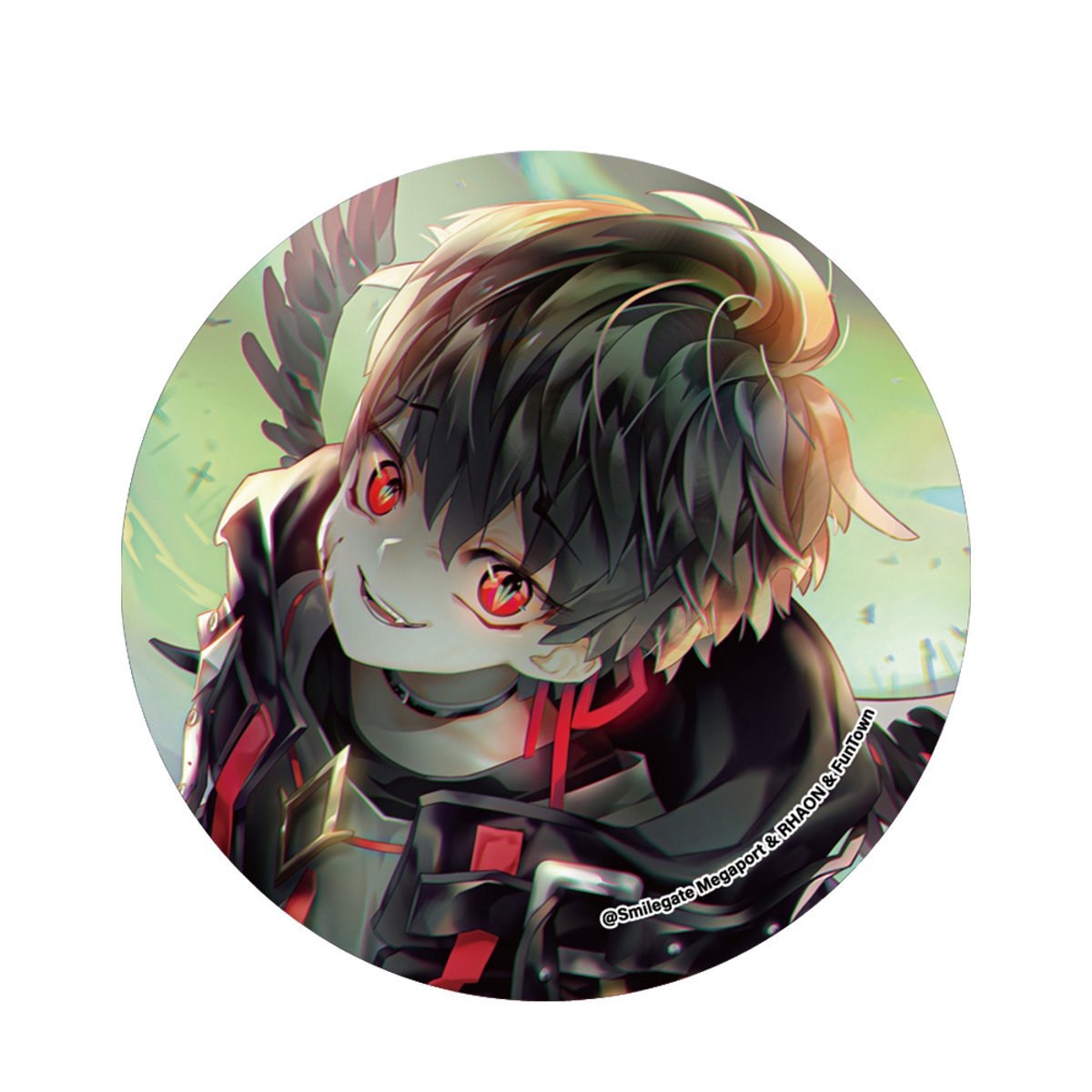 【跑Online】圓形襟章(惡魔該隱)