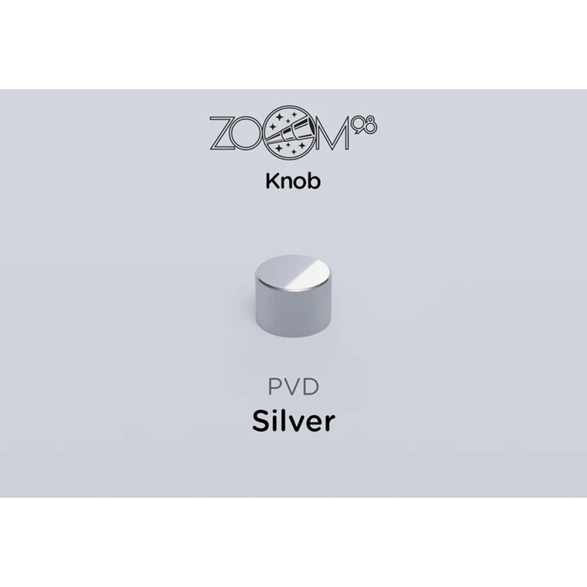 [Zoom系列配件] Meletrix Zoom系列 替換旋鈕(黃銅-PVD銀)