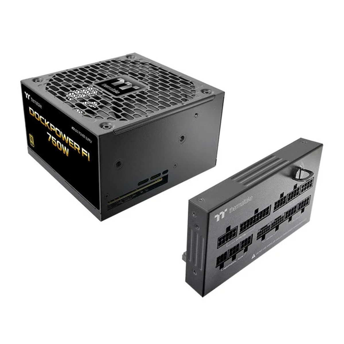 Thermaltake Dockpower FI 750W ATX 3.1 金牌全模組電源供應器(黑色)