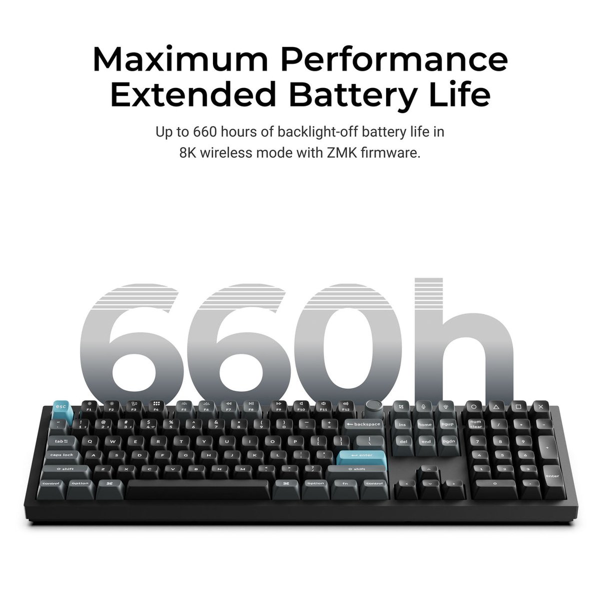 Keychron Q6 Ultra 8K (Q6U-P4) ZMK 108鍵 全鋁殼三模無線機械鍵盤(貝殼白-Keychron Silk POM 香蕉軸)