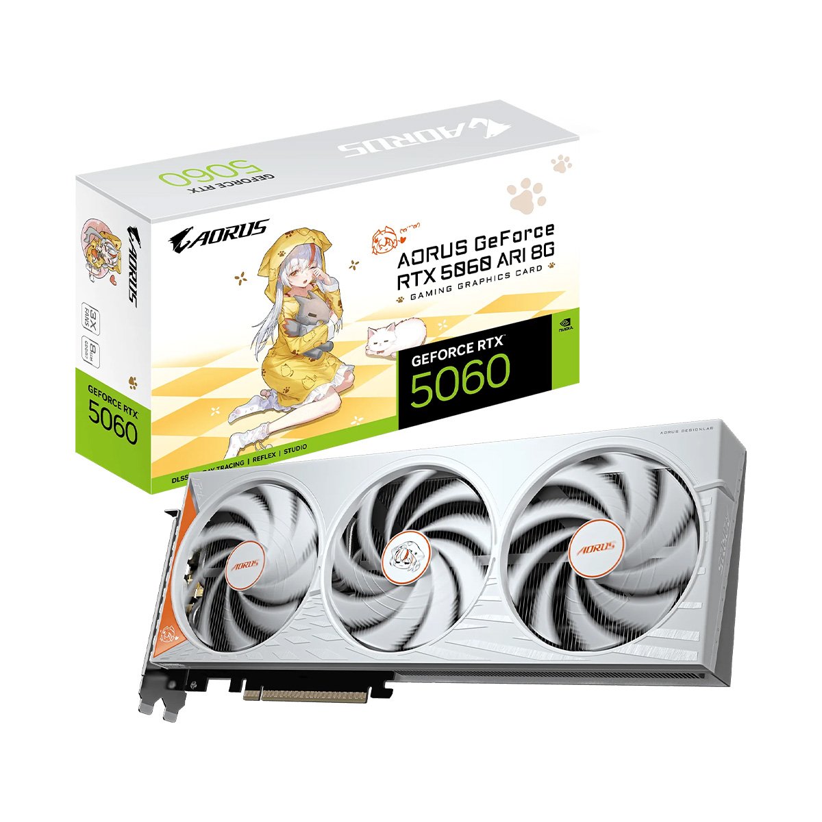 Gigabyte AORUS GeForce RTX5060 ARI 8GB GDDR7 顯示卡