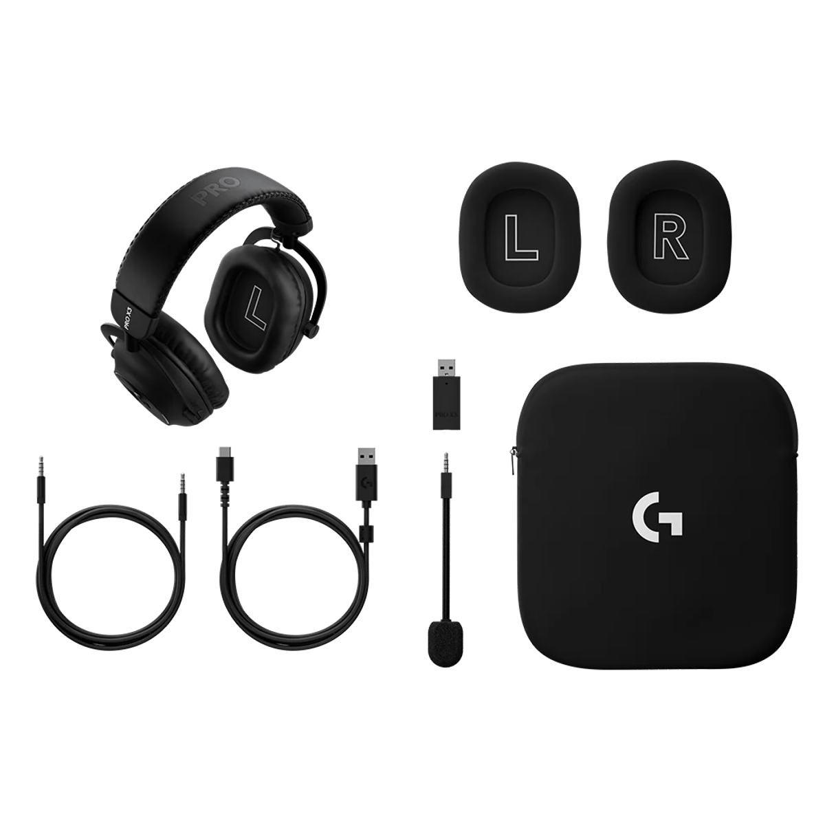 Logitech G PRO X3 LIGHTSPEED 無線電競耳機(黑色)
