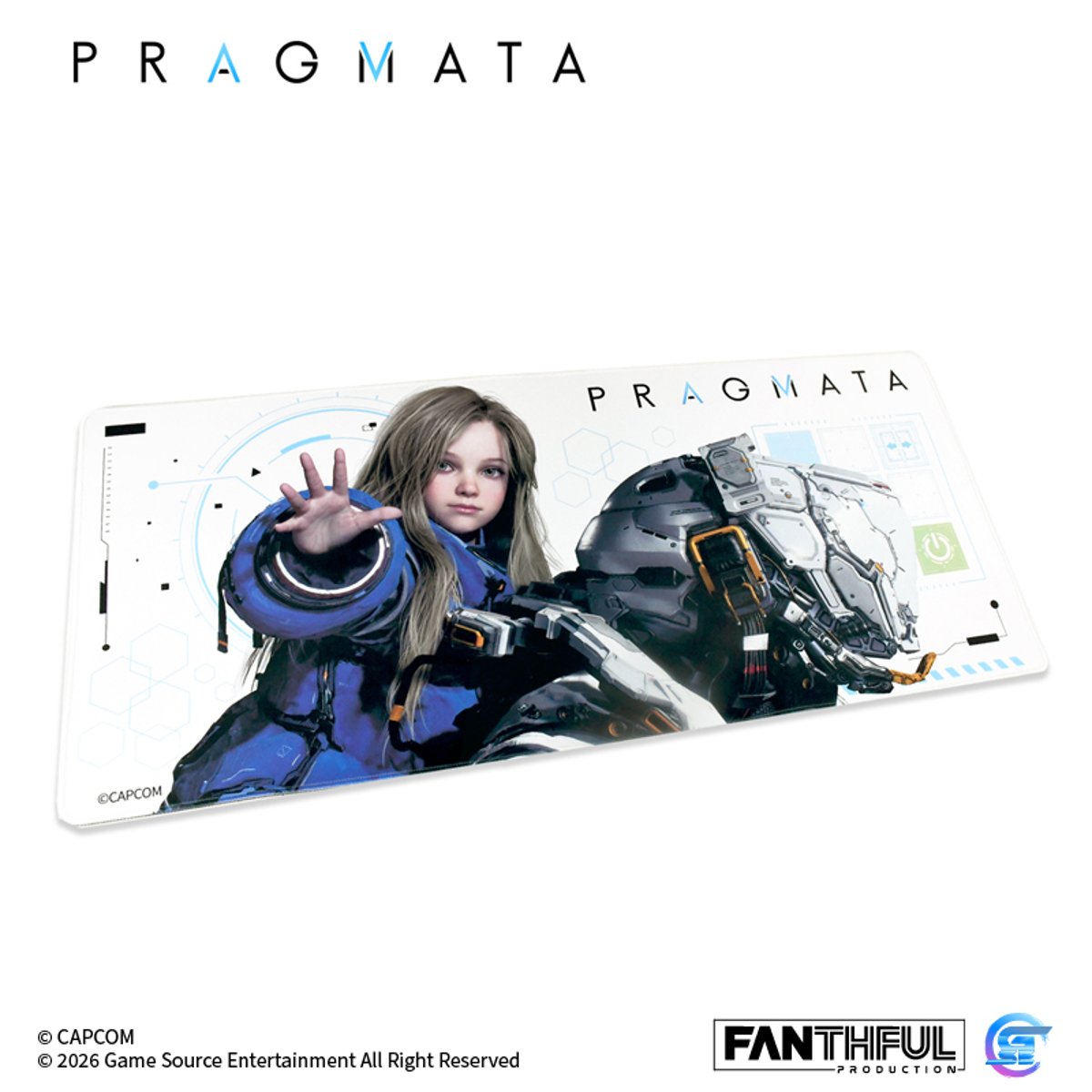 Fanthful《人機迷網》Pragmata 周邊(桌墊(85x35cm))