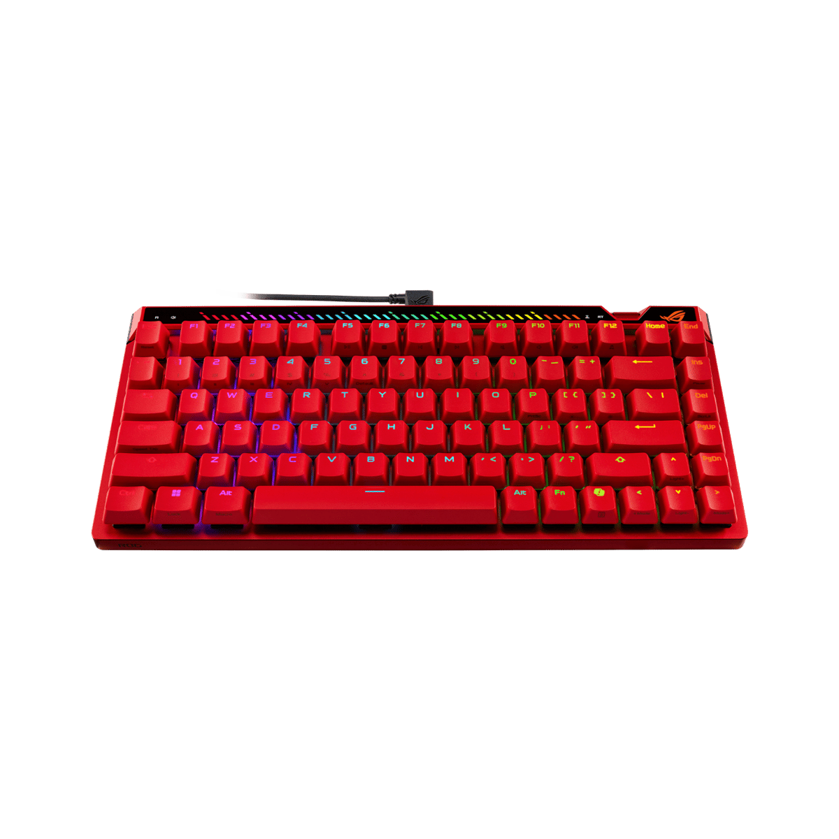 ASUS ROG Falchion Ace 75 HE 有線磁軸遊戲鍵盤(Lava Red-V2磁軸)