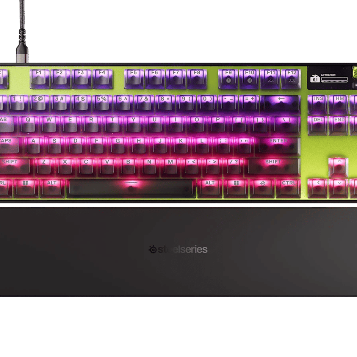 SteelSeries Apex Pro TKL Gen 3 OmniPoint 3.0 有線磁軸鍵盤(Cyber)