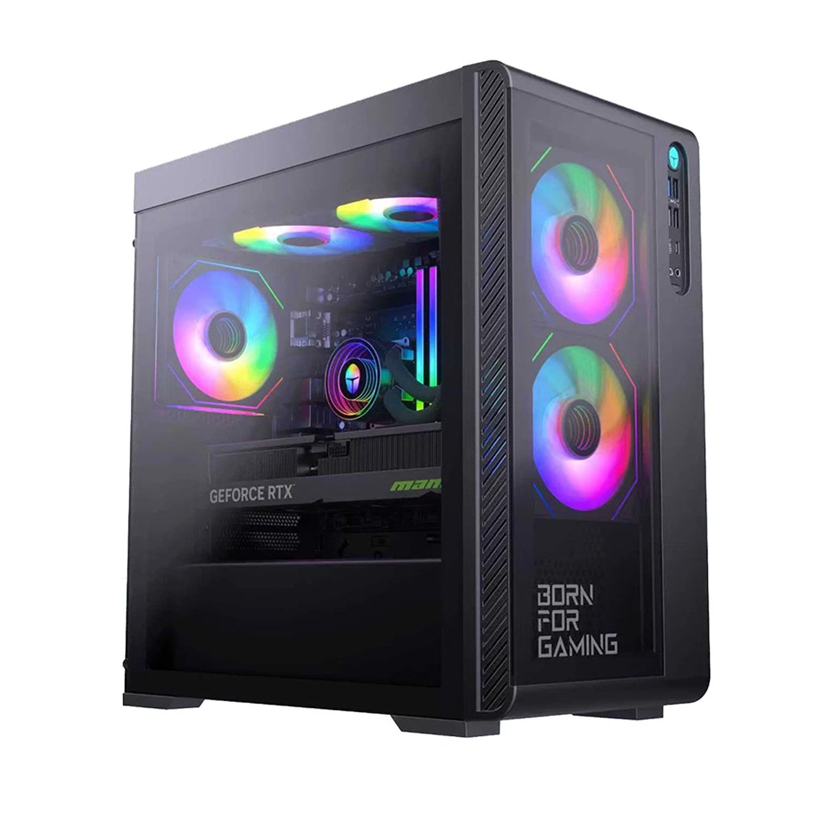 Thunderobot 雷神 黑武士 獵刃PRO (Core7-230H+RTX5060Ti 8GB+32GB+1TB+Win11 Pro) 桌上型電腦