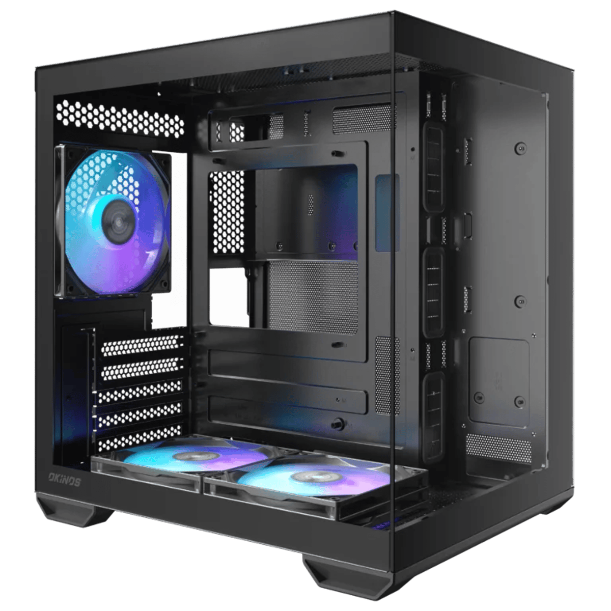 Okinos Mirage 4 ARGB MATX機箱(黑色-Essential)
