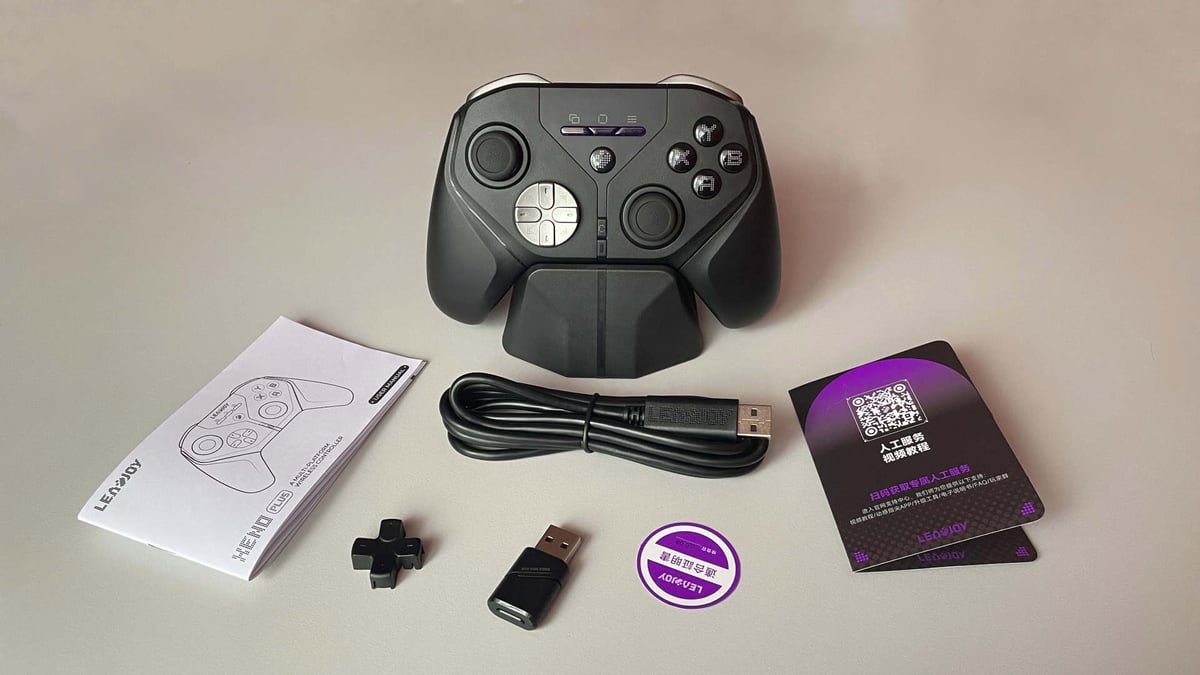 LeadJoy Xeno Plus 控制器充電底座、R10 接收器及配件
