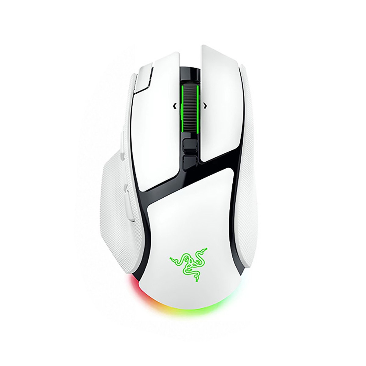 Razer Basilisk V4 Pro 8kHz 三模無線遊戲滑鼠(白色)