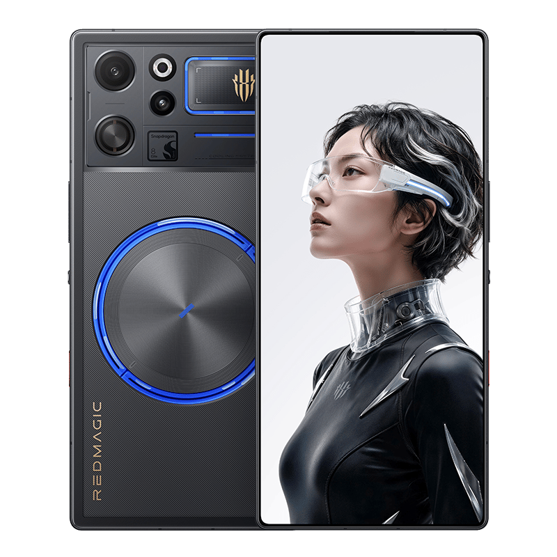REDMAGIC 12 PRO+ 氘鋒透明暗夜 正面與背面