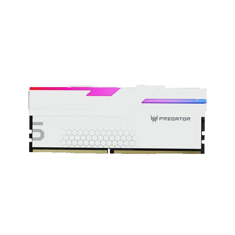 PREDATOR HERMES DDR5-6400Mhz (16GBx2) 32GB 6400Mhz CL32 WHITE(RM-AH5E32W)