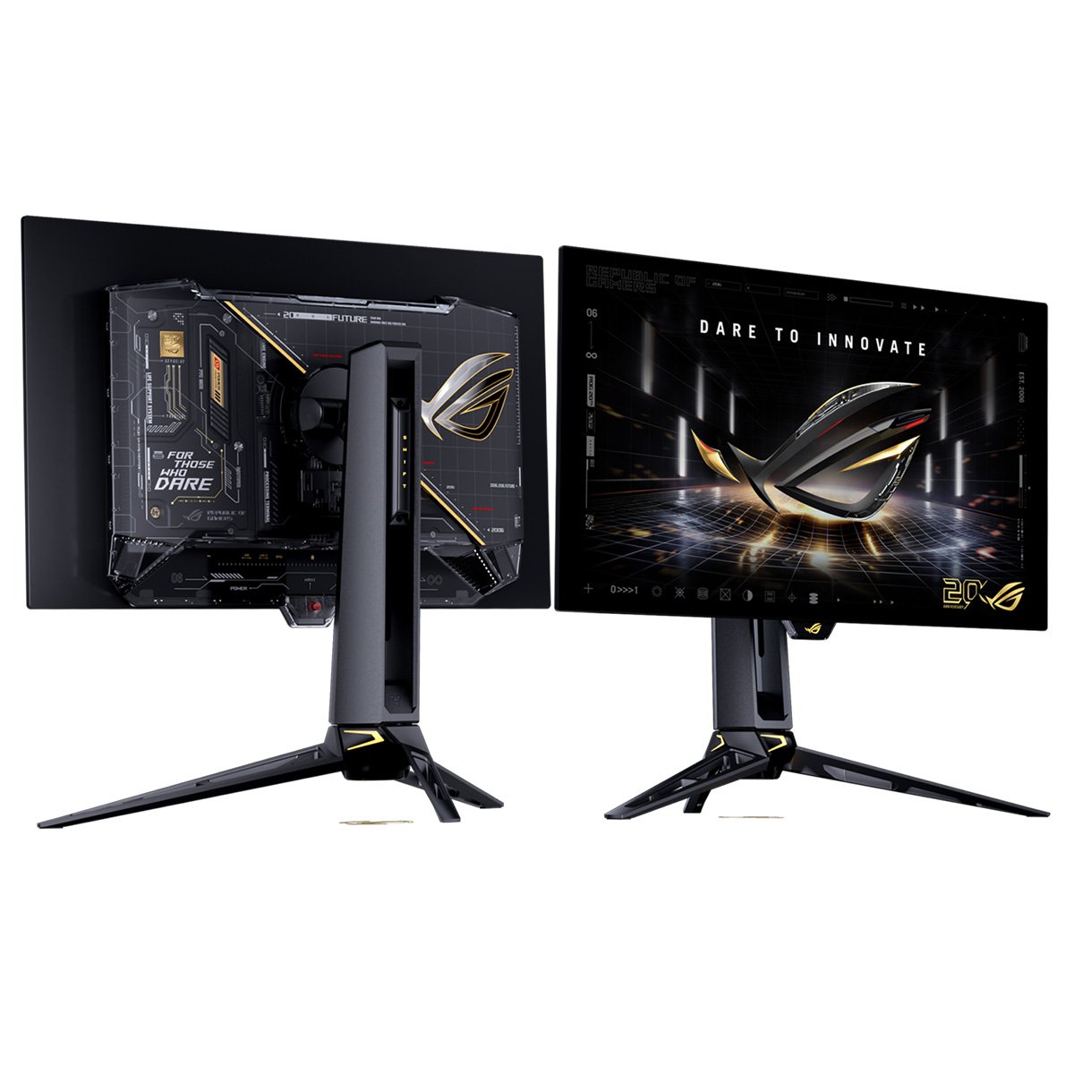 (B-STOCK-CCF開箱品)ASUS ROG Swift OLED PG27AQWP-G EDITION 20 27吋 雙模式(HD@720Hz/QHD@540Hz) Tandem OLED 電競(顯示器-20周年紀念版)