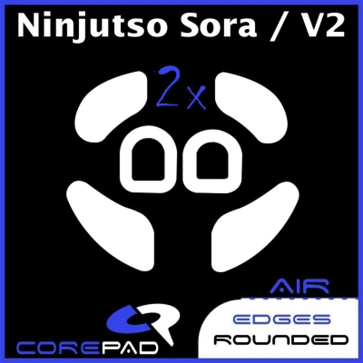 Corepad Skatez Air PTFE滑鼠腳貼 Ninjutso Sora V1/4K/V2(2 sets)