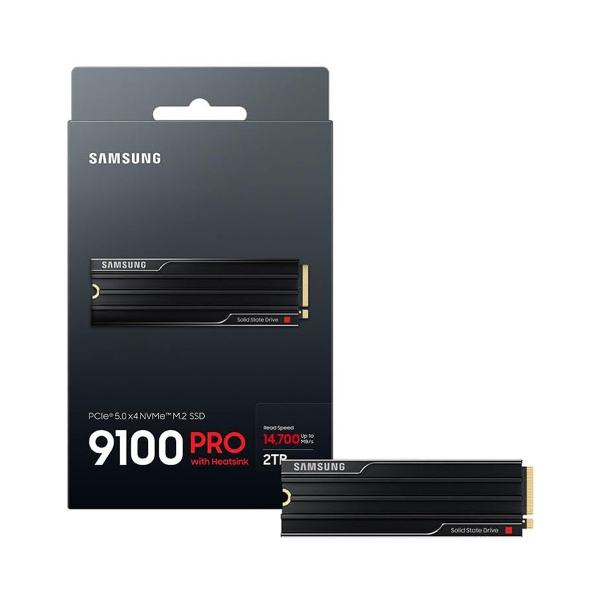 Samsung 三星 9100 PRO PCIe 5.0 NVMe M.2 SSD(With Heatsink-2TB)