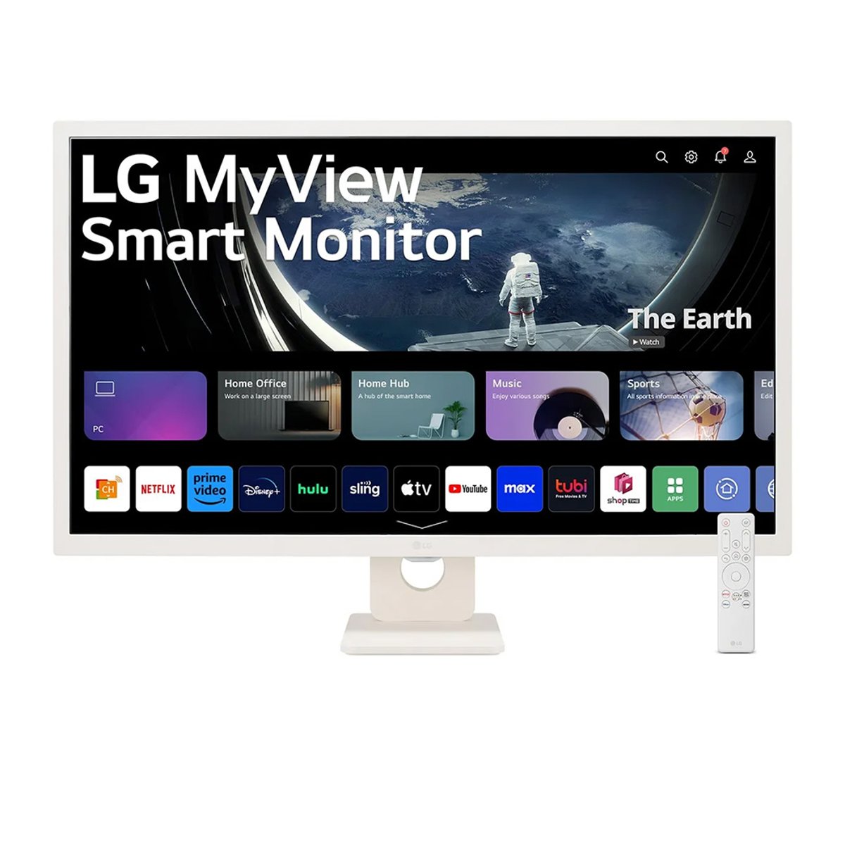 LG MyView 32SR50F-W 31.5吋 1080P FHD 60Hz IPS 内建WebOS 智能顯示器
