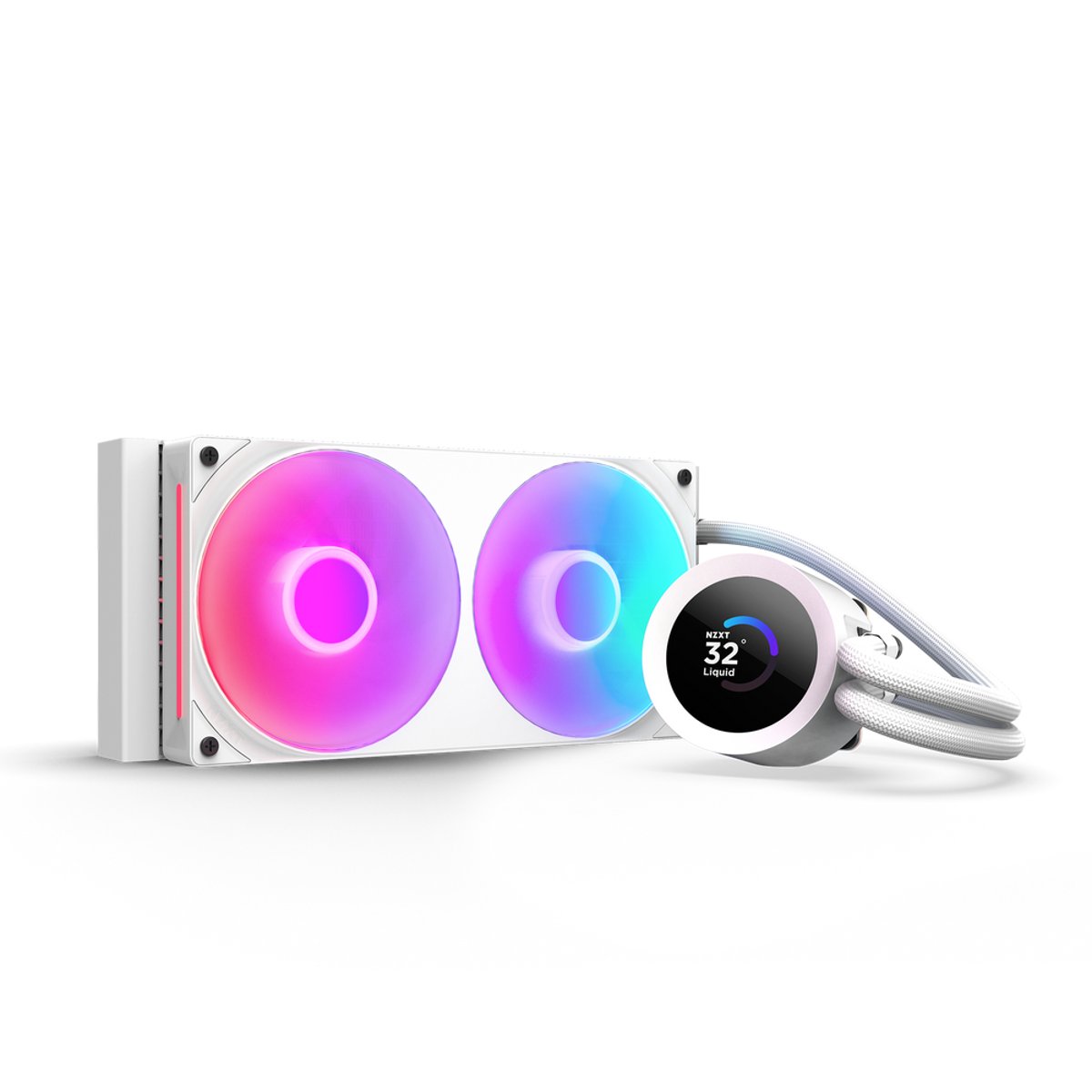 NZXT Kraken Plus 240 RGB 水冷散熱器(白色)
