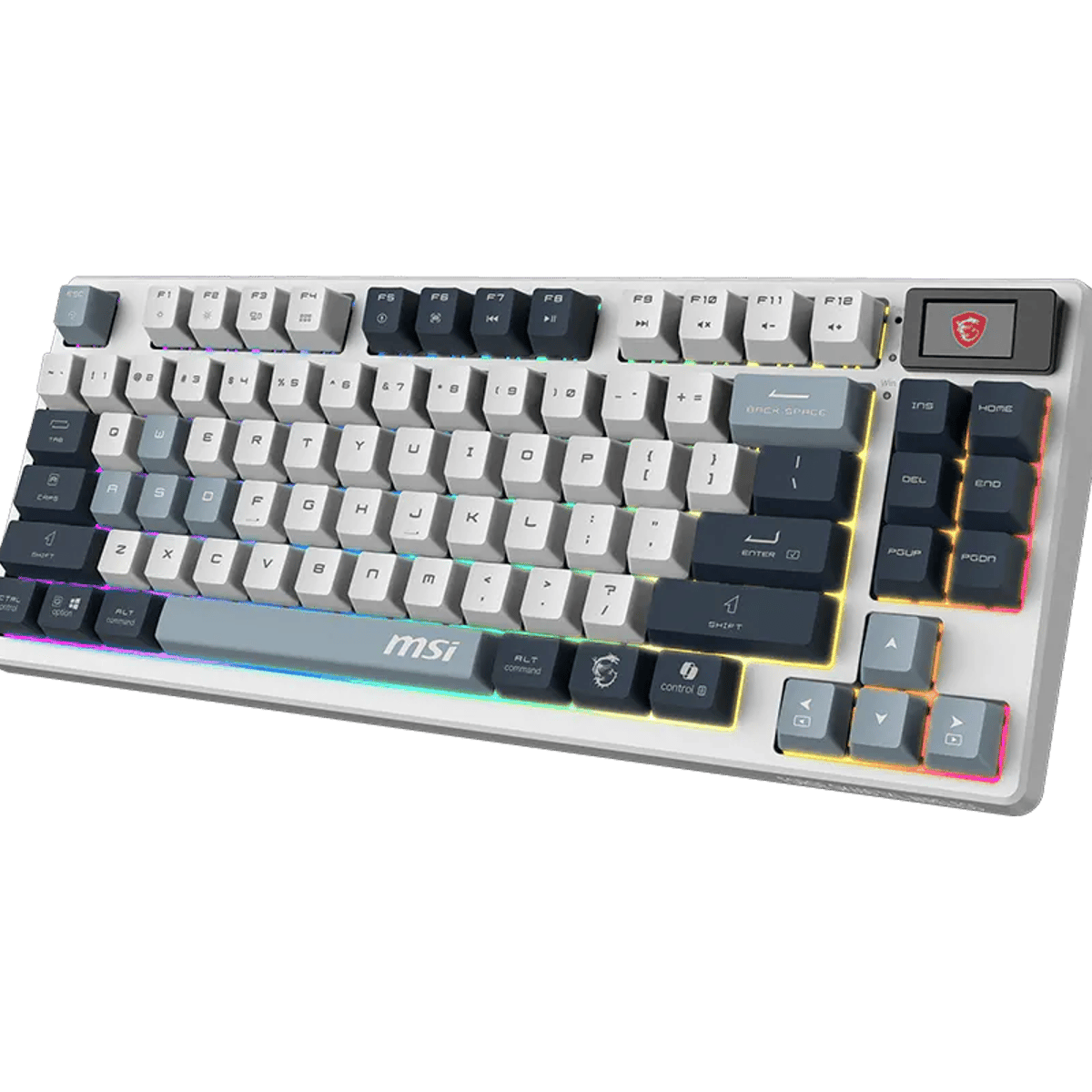 MSI FORGE GK600 TKL WIRELESS SKY 三模無線機械鍵盤