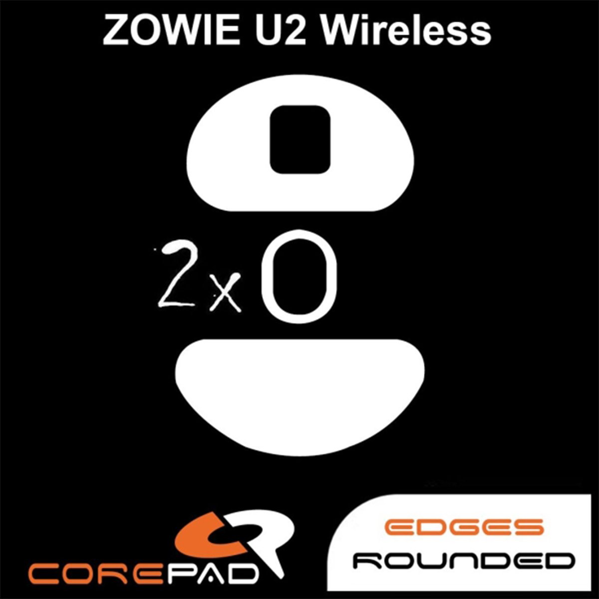 Corepad Skatez Pro PTFE滑鼠腳貼(Zowie U2)