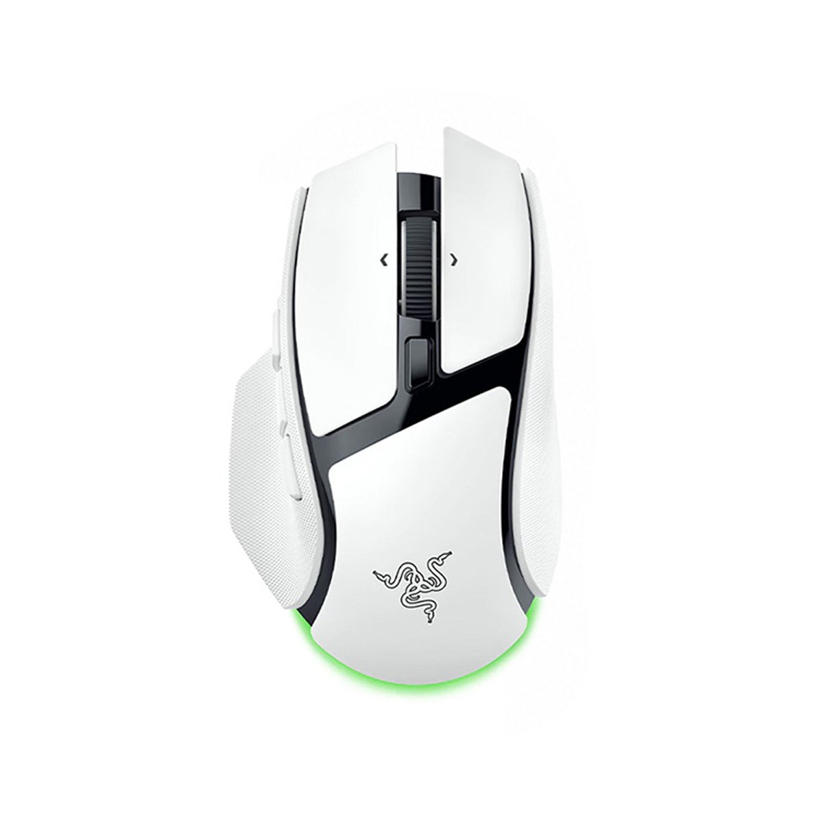Razer Basilisk V4 HyperSpeed 人體工學三模無線遊戲滑鼠(白色)