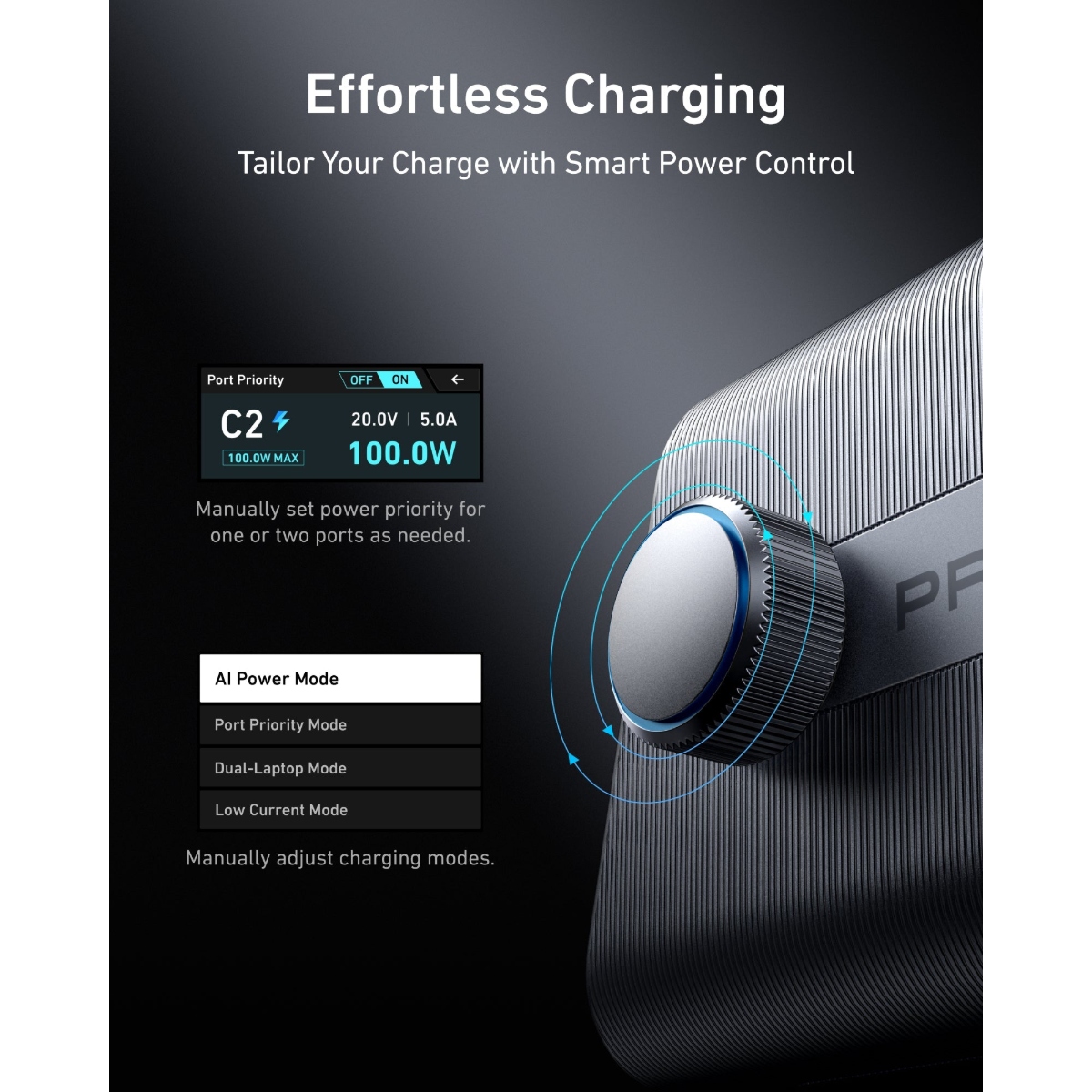 Anker Prime Charger 250W 6C2A 6埠GaN桌面充電站(A2345)(Grey)