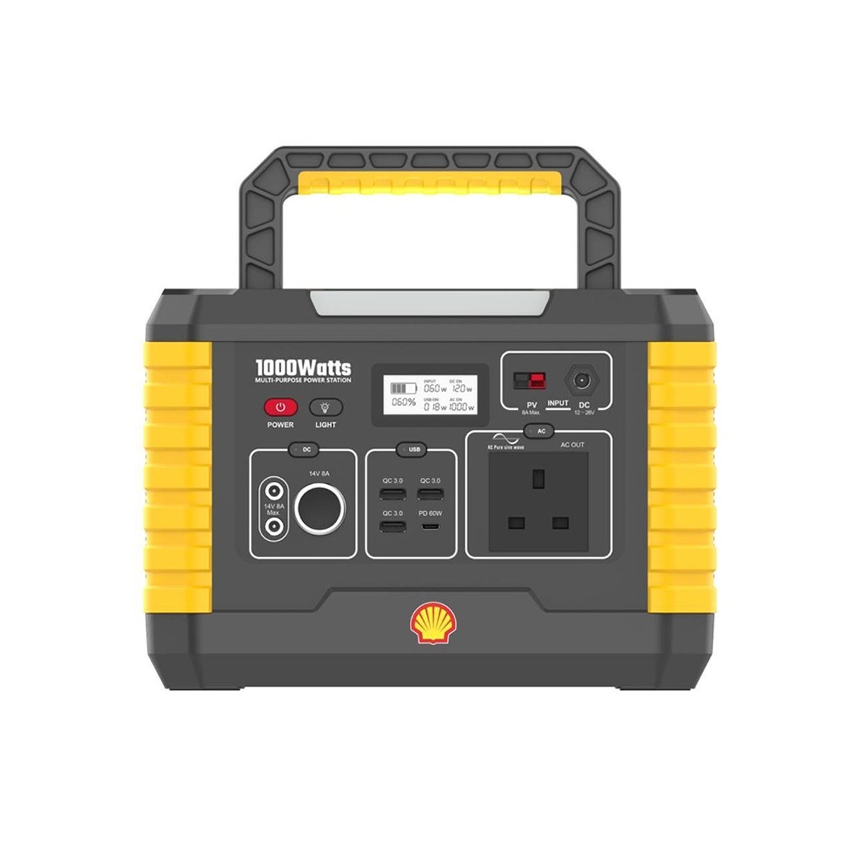 Shell MP1000 便攜式270,000mAh超大容量行動電源站