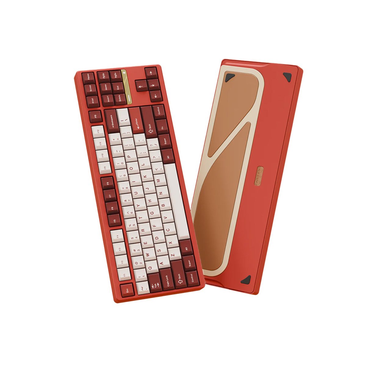 Qwerty Keys EVO80 客製化鍵盤成品(Thocky-Anodized Scarlet)