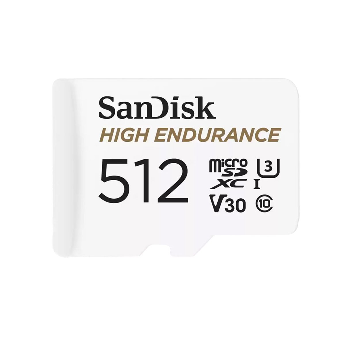 SanDisk SDSQQNR-512G-GN6IA HIGH ENDURANCE  UHS-I  C10  U3  V30  100MB/R  40MB/W  SD ADAPTOR 記憶卡(512GB)