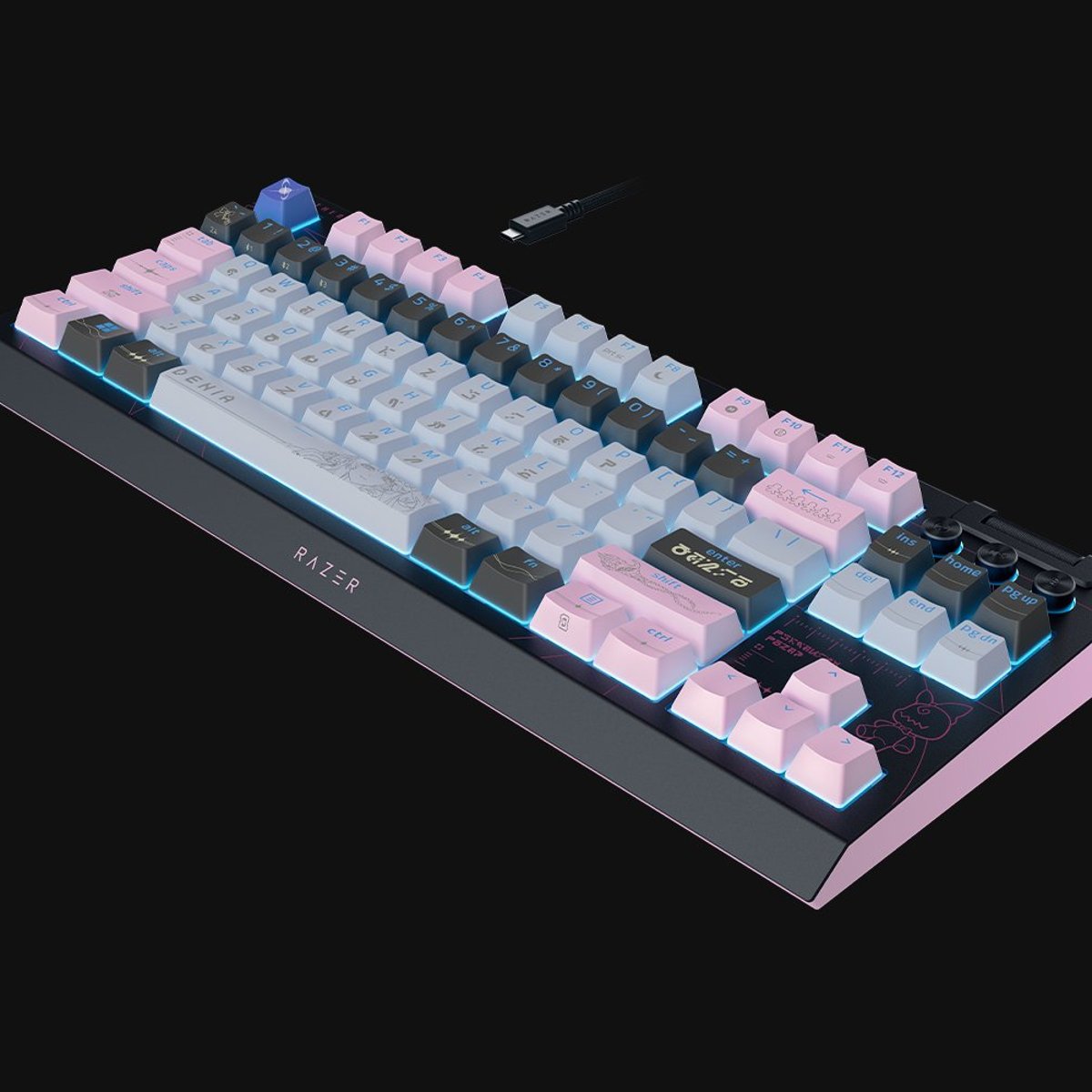Razer Wuthering Waves Ed. 鳴潮 聯名版(BlackWidow V4 Tenkeyless HyperSpeed 無線鍵盤)