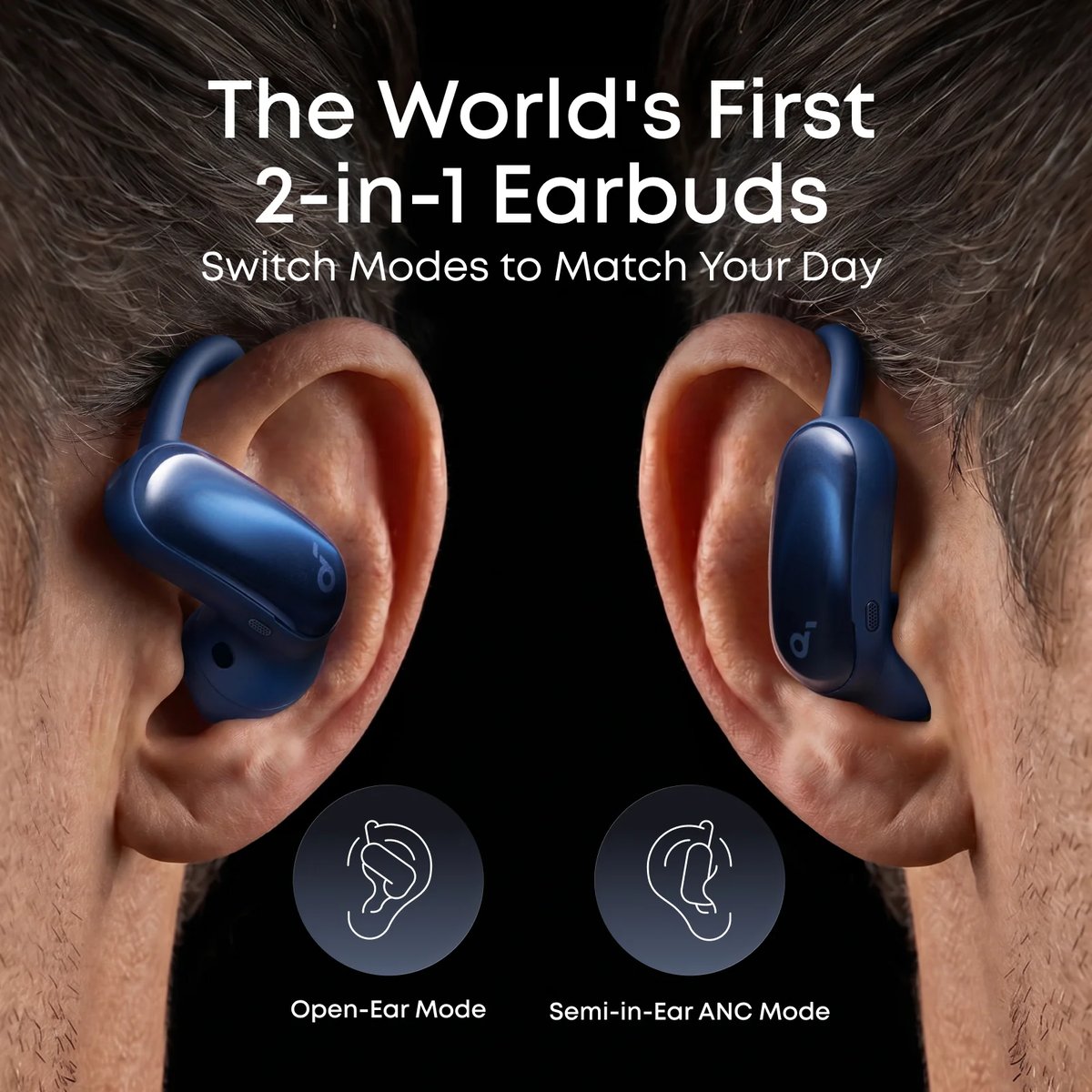 Anker Soundcore AeroFit 2 Pro 開放式氣導運動無線藍牙耳機 (A3875)(藍色)
