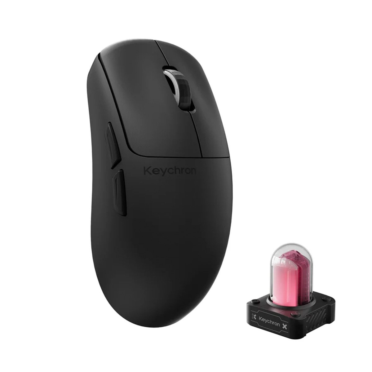 Keychron G6 HE 8K Wireless 雙模無線滑鼠(G6-HB1)(黑色)