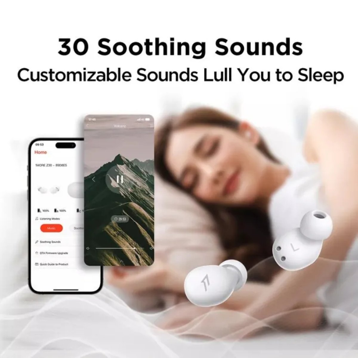 1MORE SleepBuds Z30 超輕睡眠真無線耳機