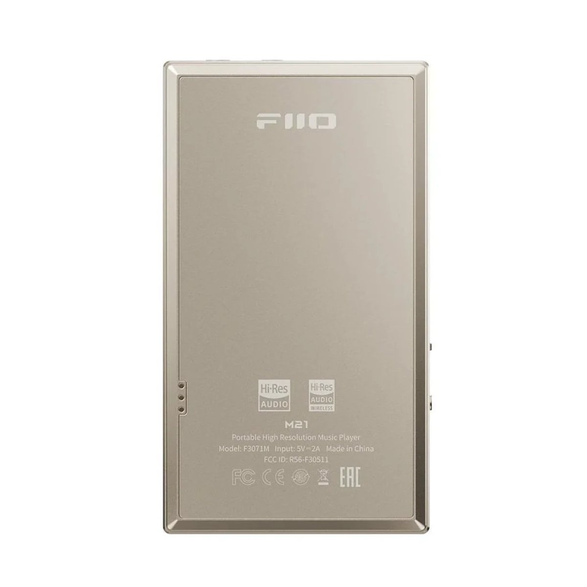FiiO M21 便攜高清無損音樂播放器(4GB+64GB-鈦金色)