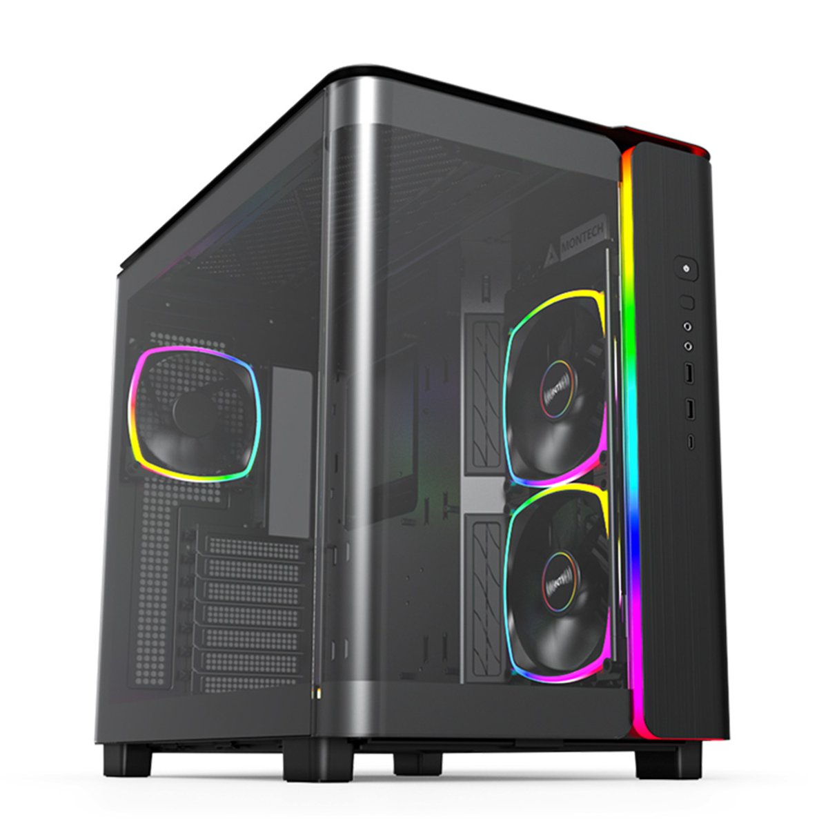 Montech KING 95 PRO ATX機箱(黑色-MO-CA-KING95-PRO-BK)