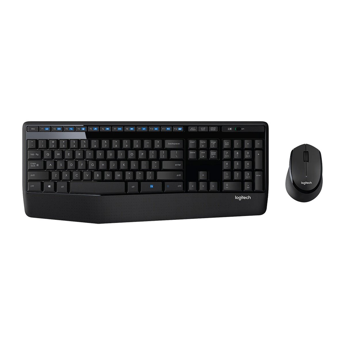 Logitech MK345 Wireless Combo 無線鍵盤滑鼠組合(黑色-新版-中文注音鍵帽)