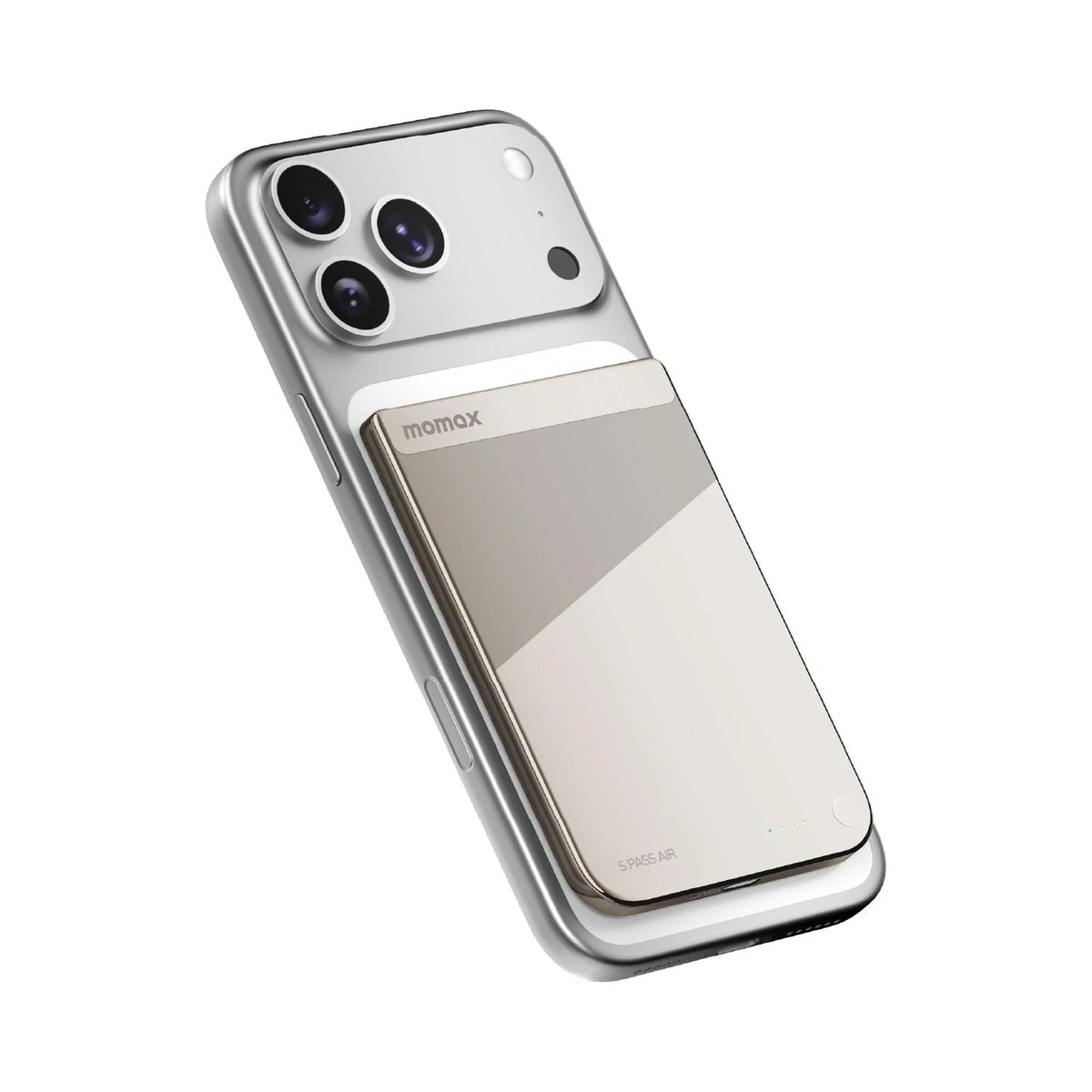 MOMAX 1-Power S.Pass Air 5000mAh 超薄磁吸流動電源(IP180)(鈦色)