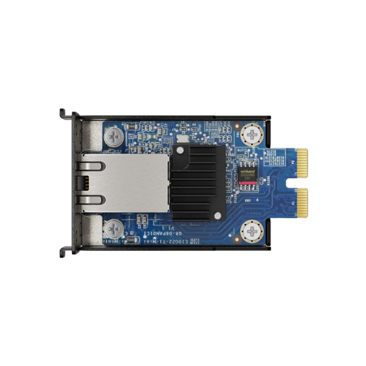 Synology 10 Gigabit Single RJ45 port PCI Express 3.0 x8 網路升級模組(E10G22-T1-Mini)