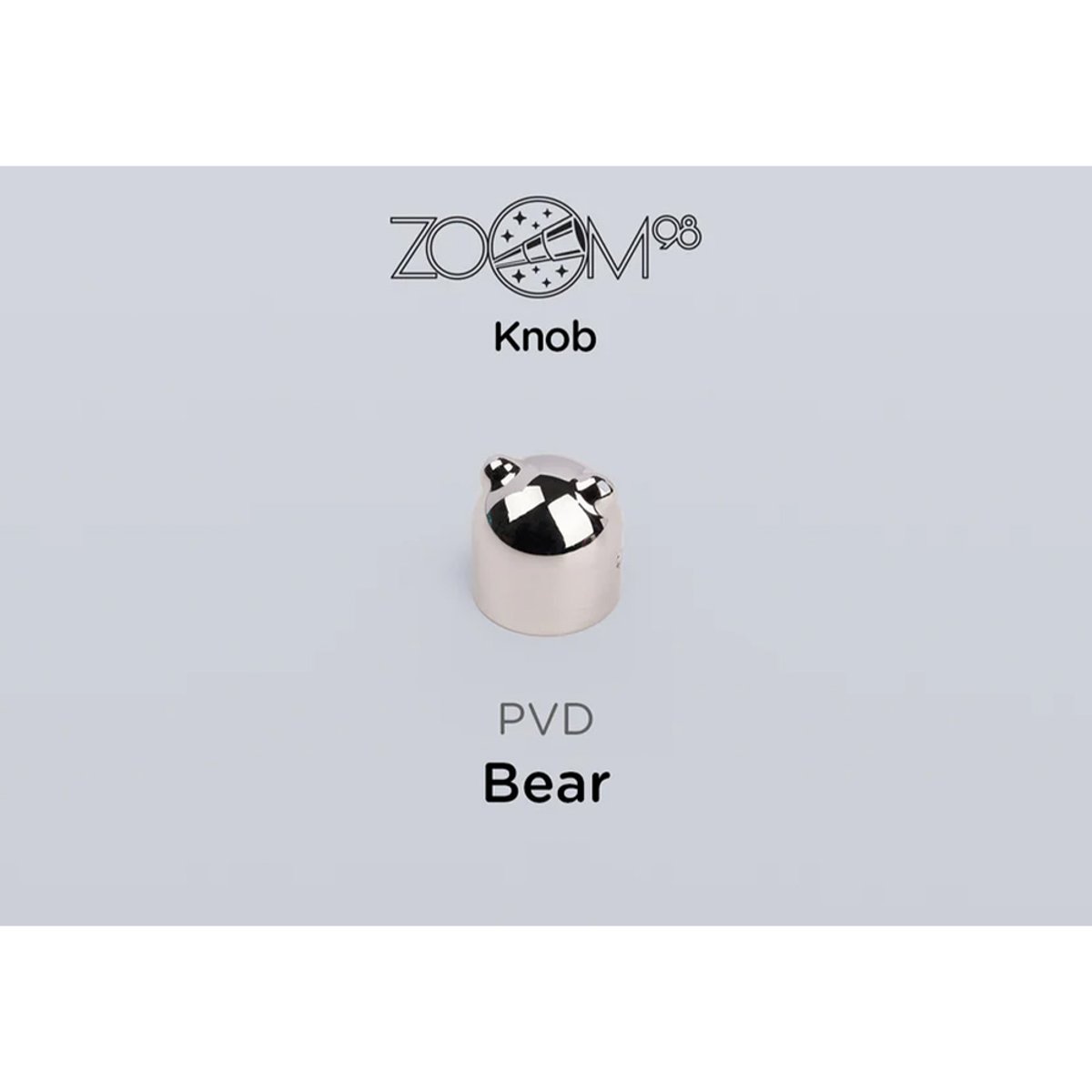 [Zoom系列配件] Meletrix Zoom系列 替換旋鈕(黃銅-PVD小熊)
