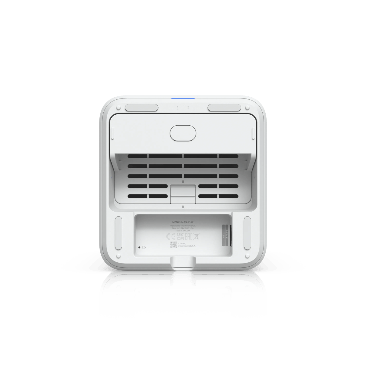 Ubiquiti UniFi UNAS-2-W Dual-bay / 2.5GbE / 白色 網路儲存伺服器 (NAS)(白色)
