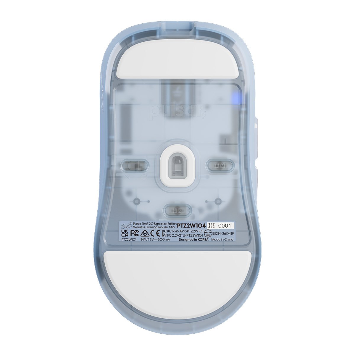 Pulsar Pro系列 輕量無線遊戲滑鼠(TenZ Signature Ed. 2.0-S-Misty Blue)