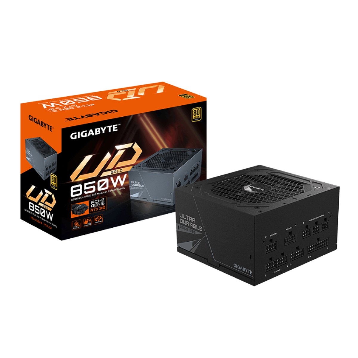 Gigabyte UD850GM PG5 V2 PCIe 5.1 ATX 3.1 金牌全模組電源供應器